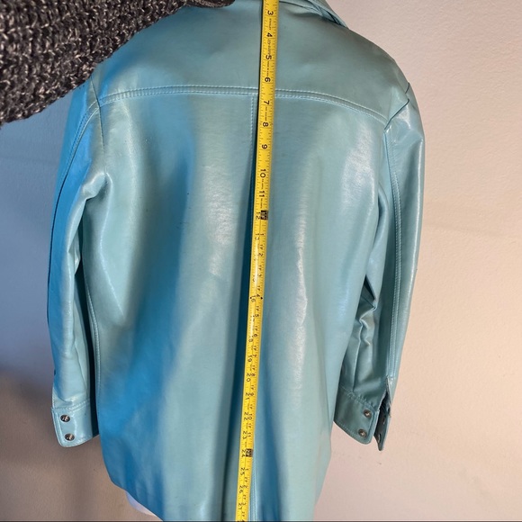 Vintage 80s faux leather jacket - Picture 10 of 15